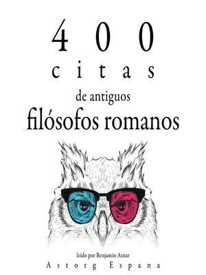 cover image of 400 citas de antiguos filósofos romanos